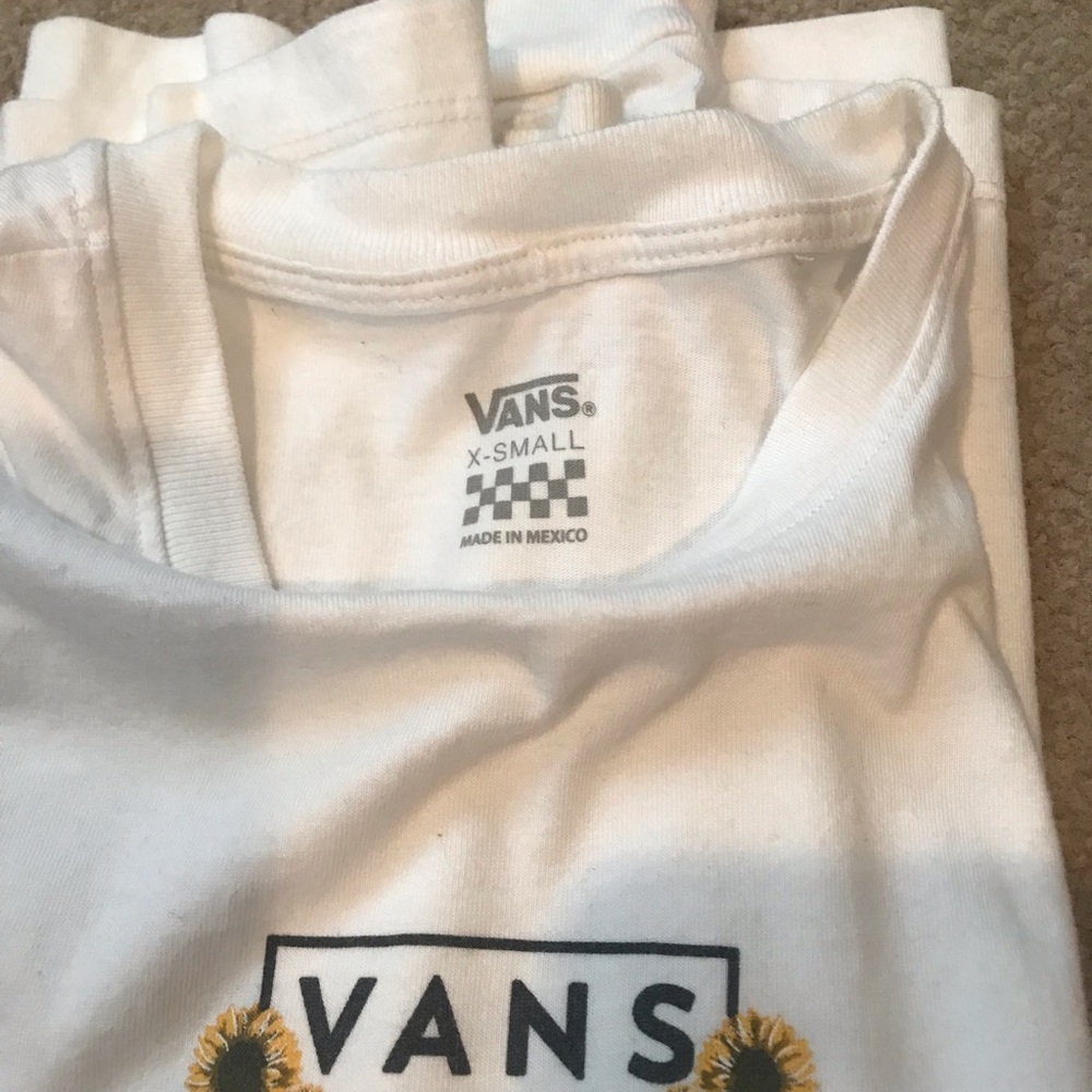Vans off the wall long sleeve tee shirt